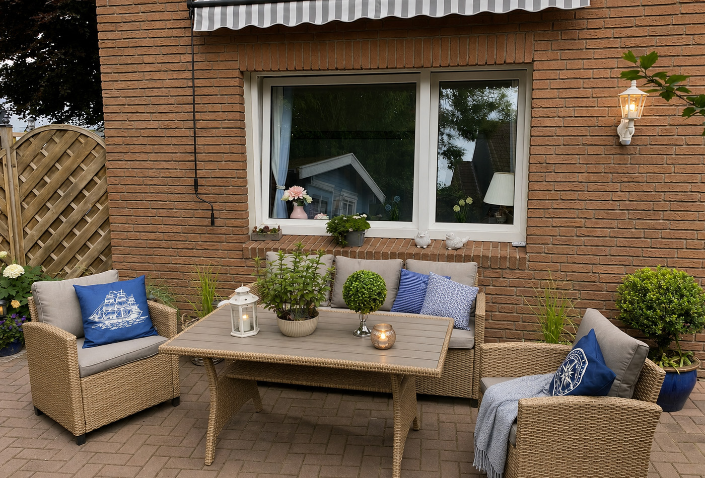 Ferienwohnung Norddeich Terrasse